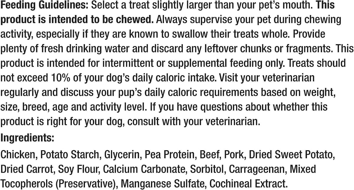 10 count pack of SmartBones wing shaped dog treats