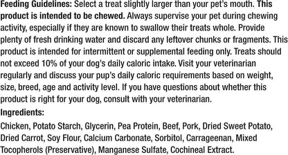 10 count pack of SmartBones wing shaped dog treats