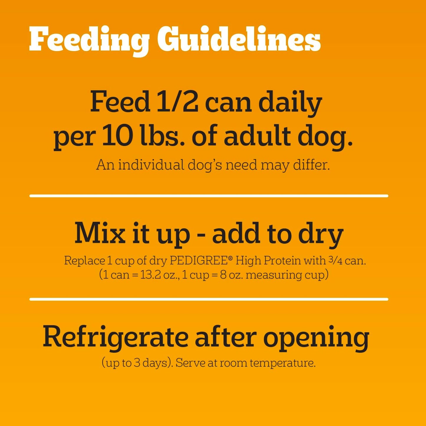 Pedigree High Protein Wet Dog Food, Adult Soft Canned Dog Food Variety Pack, Chicken Duck & Beef Bison Flavor, 13.2 oz. Cans, 12 Count - Image 10
