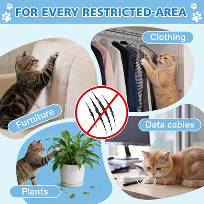 Cat scratching deterrent spray label details