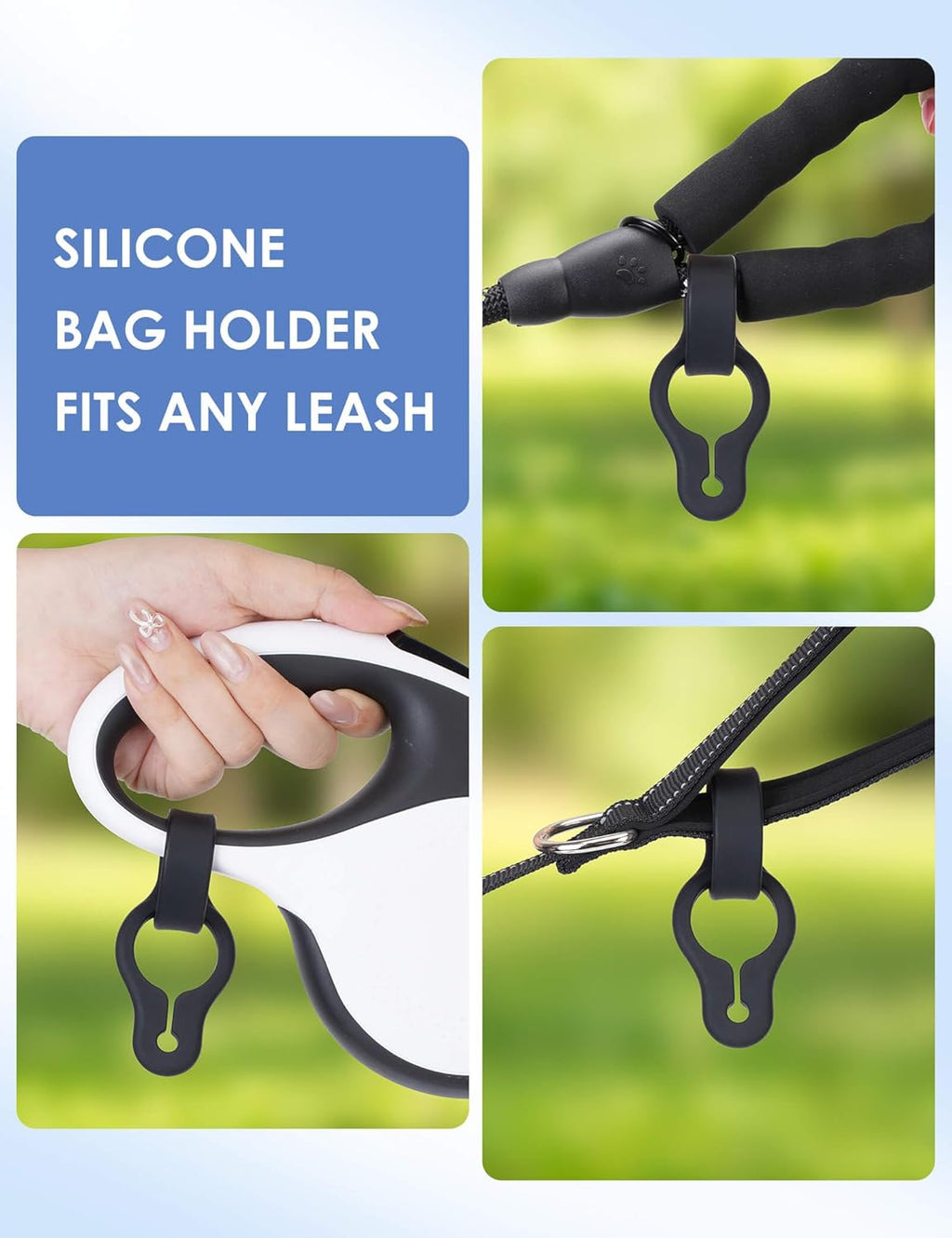 Gobeigo durable dog walking accessory showing the dual hole locking mechanism