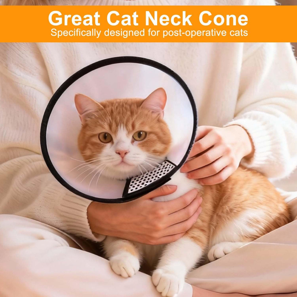 VOVIGGOL cat head cone showing secure button closures close up