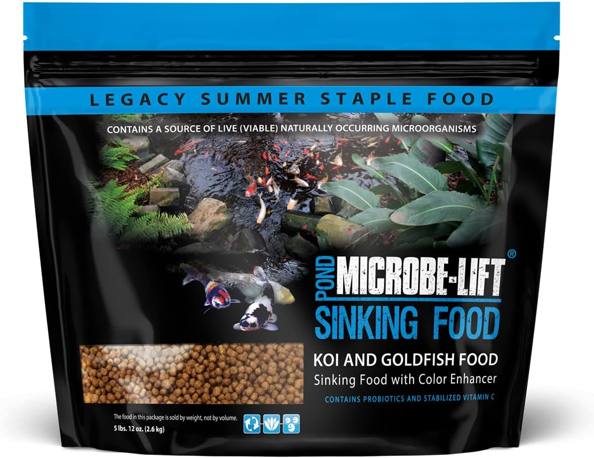 Microbe-Lift MLLSPMD Sinking Fish Food Pellets for Ponds, Water Gardens, and Fountains, for Live Goldfish and Koi, 3 Pounds - Image 9