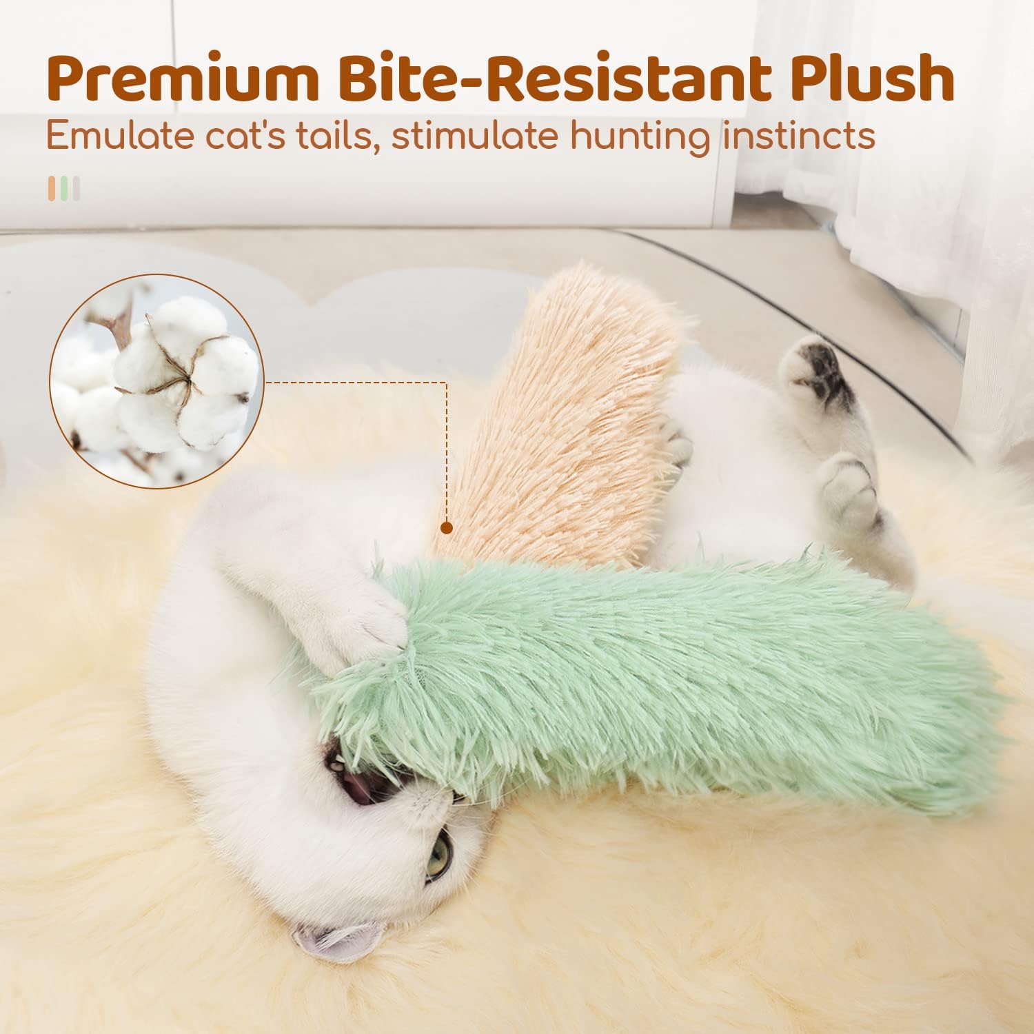 Potaroma cat toys for indoor exercise and hunting stimulation