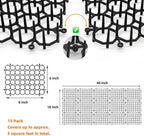Close up view of plastic spikes on cat deterrent mat