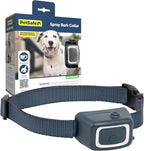 Lifestyle graphic demonstrating PetSafe spray collar training