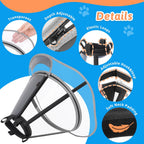 Didopet protective surgery cone for husky labrador and golden retriever breeds.