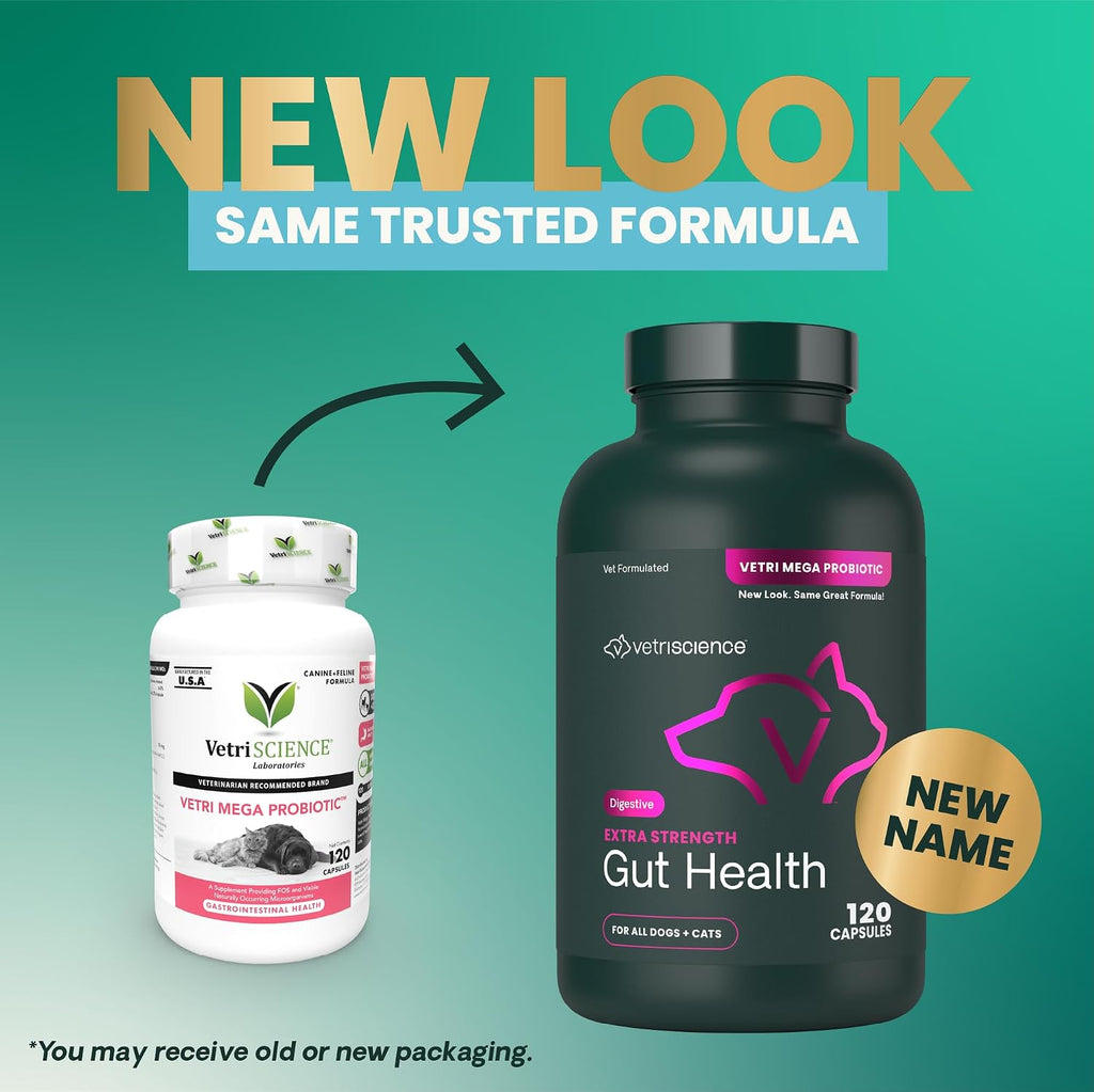 VetriScience probiotic capsules for dogs and cats label detail