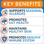 Bark&Spark anti itch dog supplement chews for seasonal allergy relief back label info