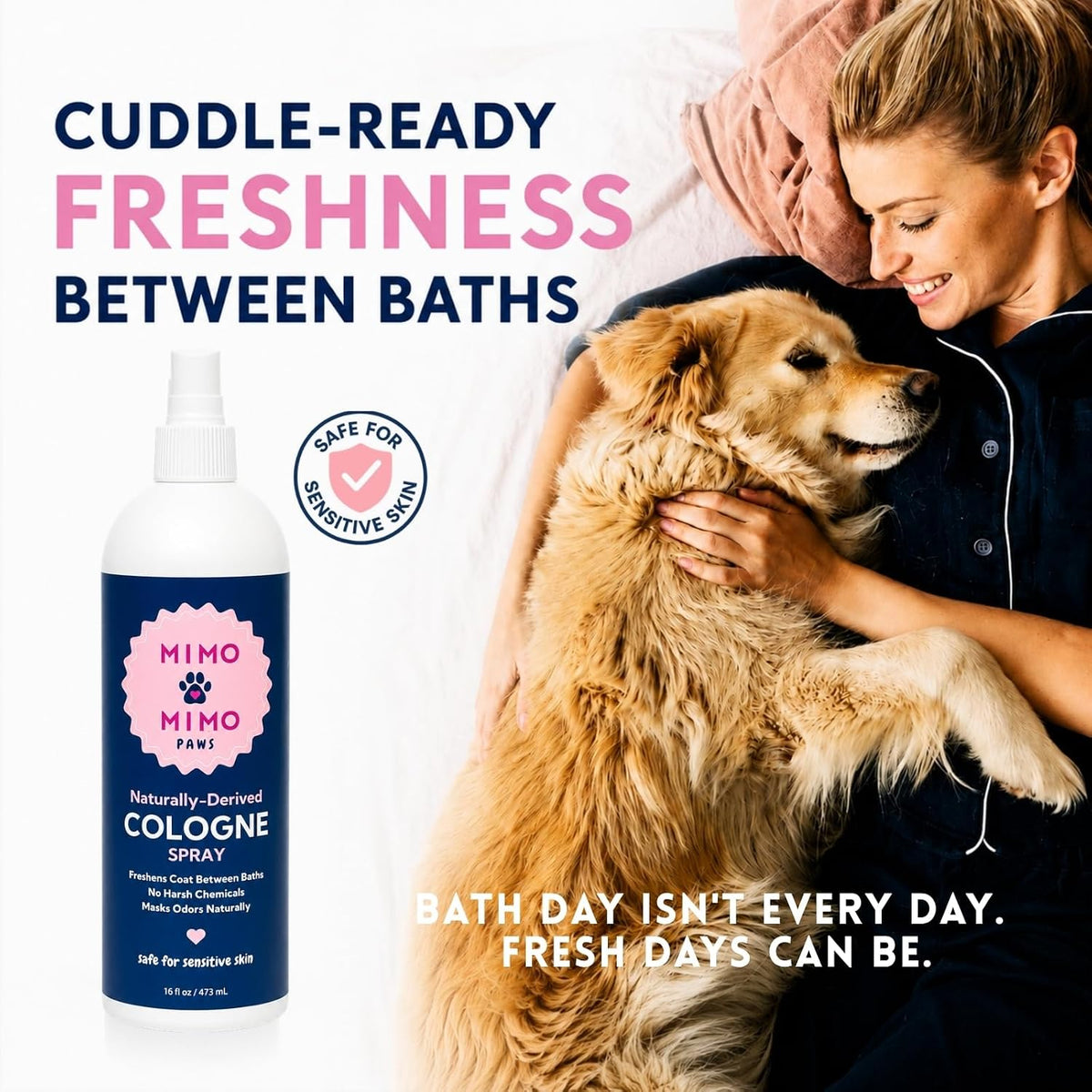 Mimo Mimo Paws pet perfume sixteen ounce bottle fresh scent odor eliminator