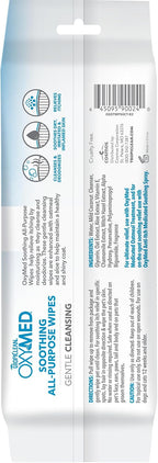 TropiClean Oxymed Soothing Allover Cat & Dog Wipes For Paws And Butt | Anti Itch Relief For Dogs & Cats 50 Count - Image 9