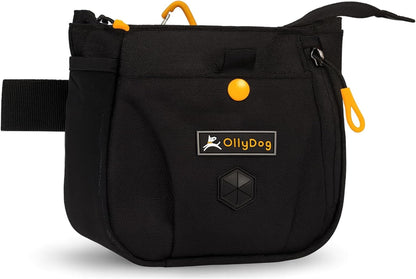 OllyDog Backcountry Day Bag | Hands-Free Dog Training Treat Pouch | Fanny/Hip Pack with Zipper Closure & Built-in Poop Bag Dispenser | Removable Waist Clip (Raven S'25) - Image 11