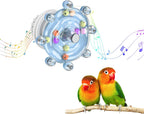 Pawfly 2 Pcs Bird Toys for Parakeets, Colorful Spinning Wheel Chew Toys, Interactive Spinner Rattle Parrot Toys, Cockatiel Toys, Parakeet Toys, Bird Cage Accessories for Entertainment Chewing Exercise - Image 9