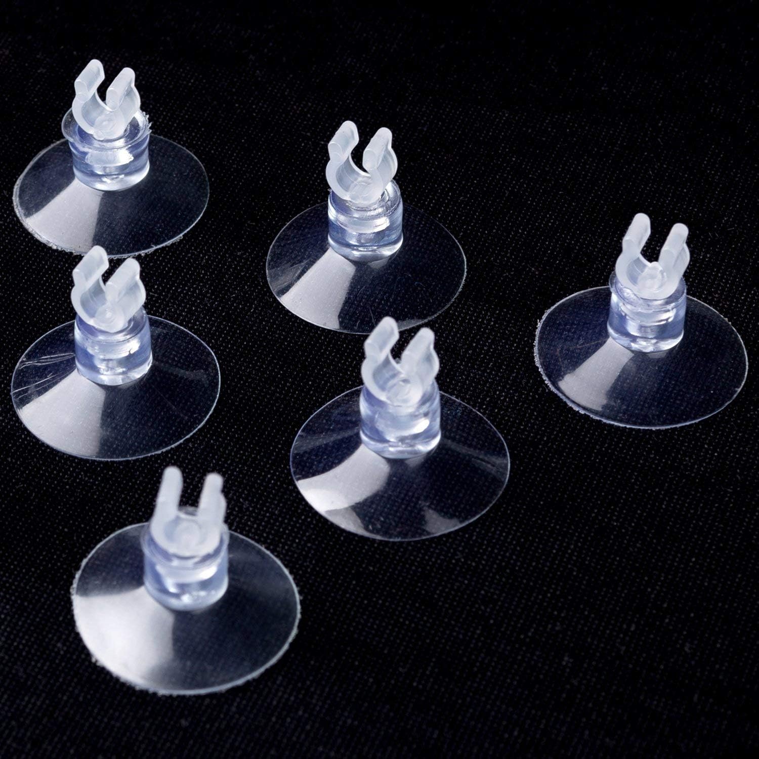 Pack of thirty fish tank airline tube holders for aquarium organization.