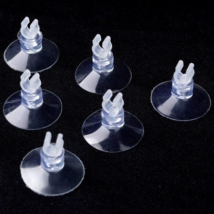 Pack of thirty fish tank airline tube holders for aquarium organization.