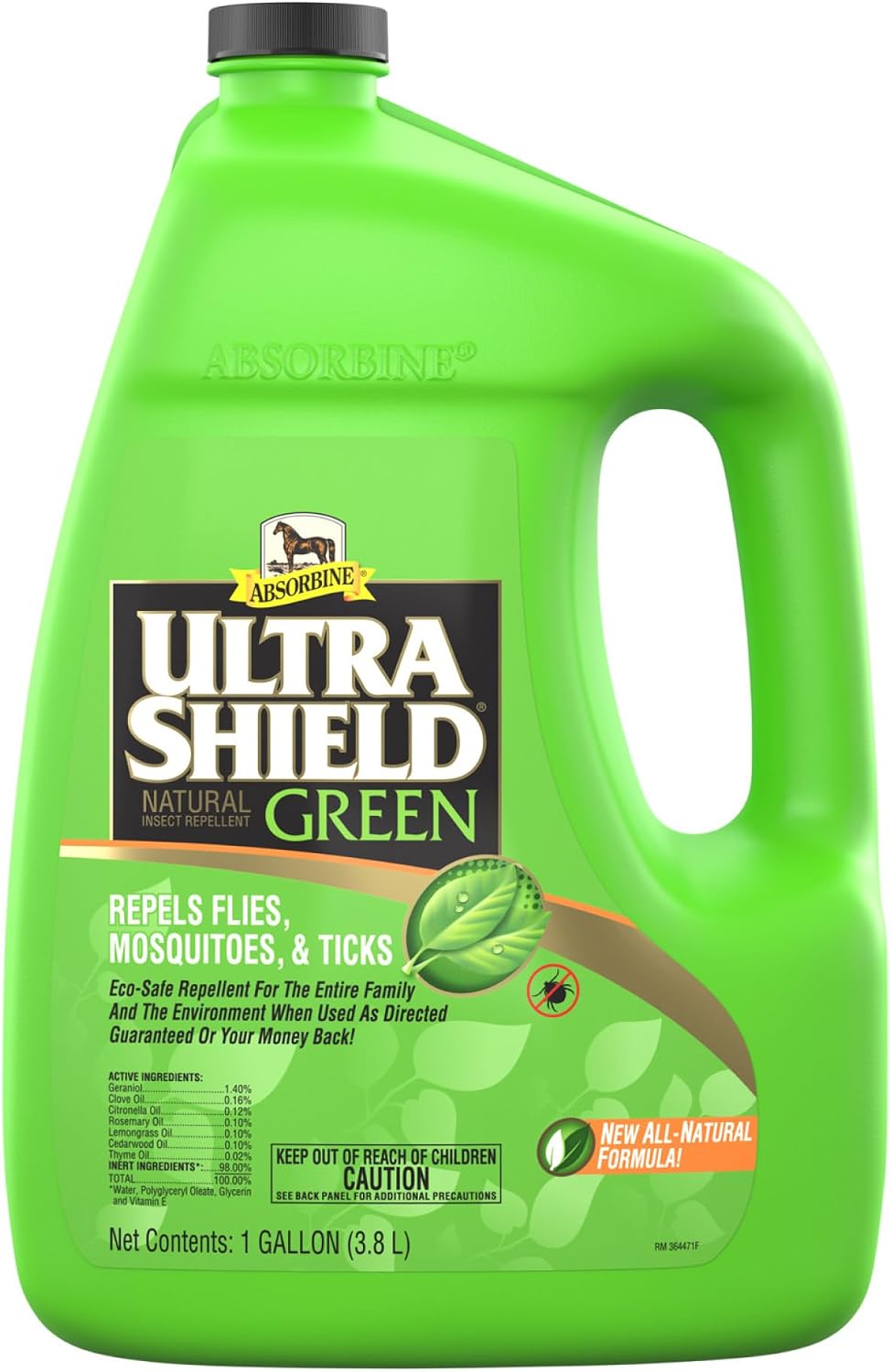 Absorbine UltraShield Green All-Natural Fly & Insect Repellent for Horses & Dogs, Essential Oils Repel & Control, 32oz Spray Bottle - Image 9