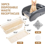 Luvcosy disposable litter box trays stacked