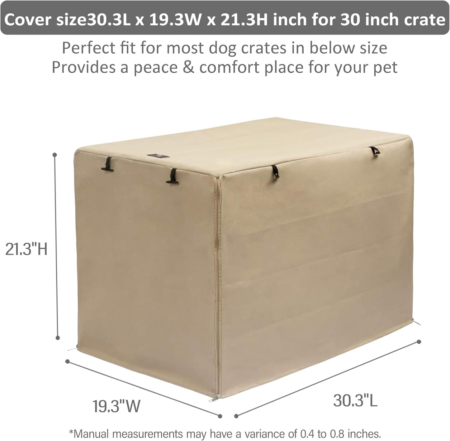 X-ZONE PET durable polyester dog crate protector showing water resistant material