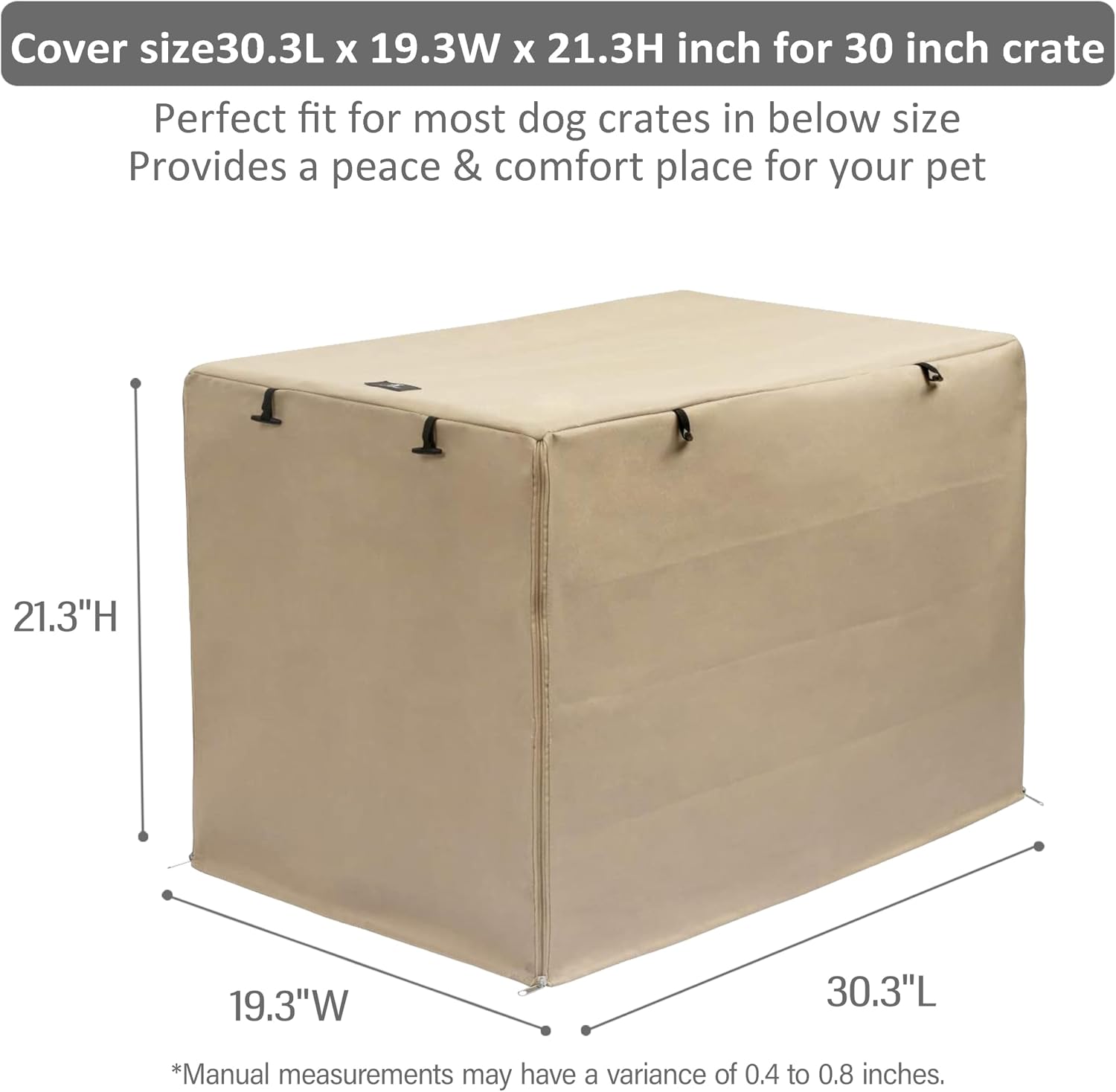X-ZONE PET durable polyester dog crate protector showing water resistant material