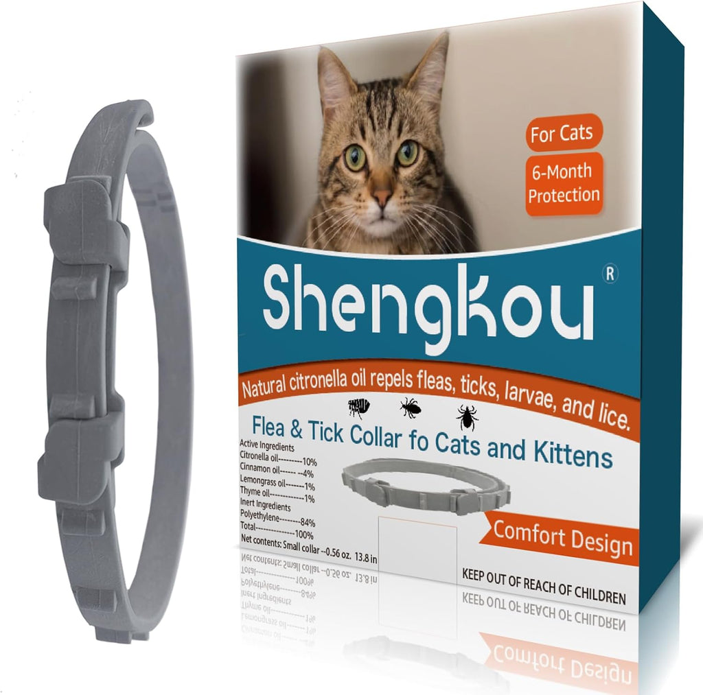 Beloved Pets plant-based cat flea and tick collar front view