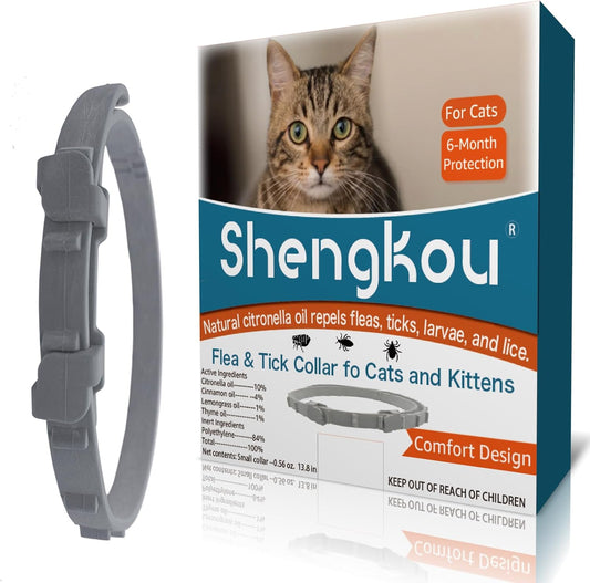 Beloved Pets plant-based cat flea and tick collar front view