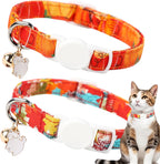 Unique Style Paws premium USA imported Valentine pet collar 2 Pack isolated on a clean commercial studio background.