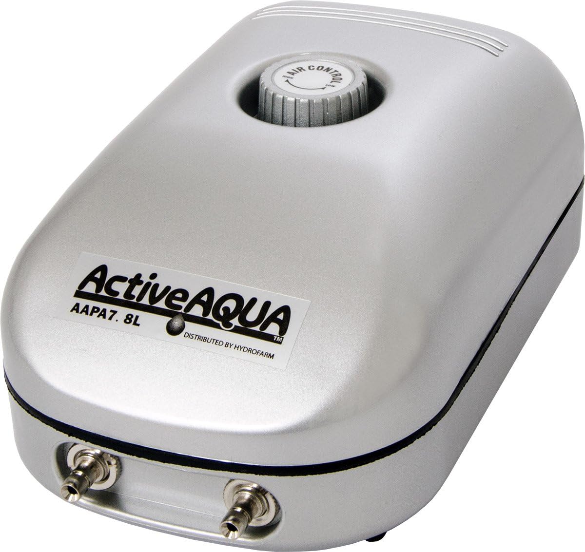 Active Aqua adjustable pressure four outlet aquarium air pump product packaging