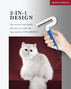 TailGurus pet grooming comb demonstrating tangle removal