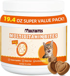 24-in-1 Vitamins Supplements and Taurine for Cats with CoQ10, Lysine, Glucosamine, Omega 3 - Cat Vitamins for Indoor Cats for Heart Health, Immunity Support, Shiny Skin&Coat- 330 Bites - Image 10