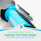Packaging of the authentic USA imported FURminator doodle dog grooming system accessory.