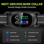 Reedog dog training collar showing LED display