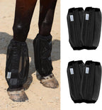 Universal Size Horse Leggings Fine Mesh Horse Fly Boots Greatly Reduce Stomping Breathable Horse Boots Leg Wraps (Set of 4) Purple - Image 9