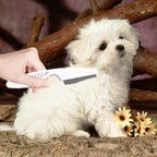 Ergonomic handle of pet flea and dematting comb