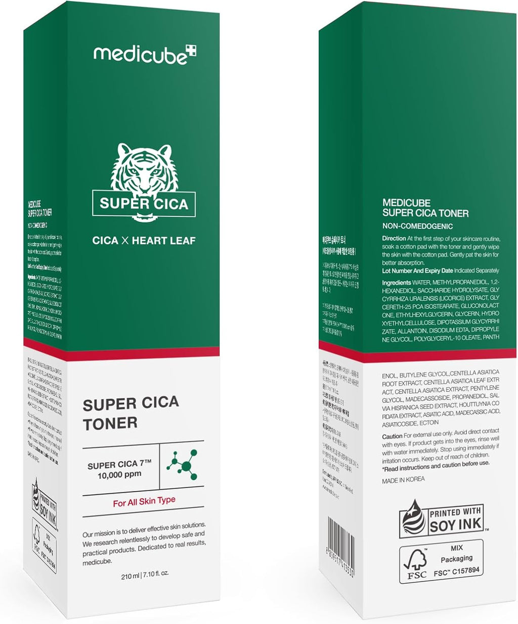 Medicube Super CICA Toner l Calms & soothes Redness Skin with 7 CICA Ingredients |(4.73fl.oz.) - Image 6