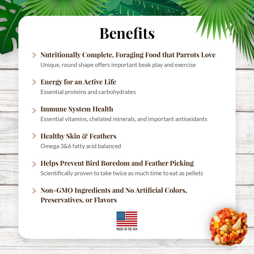 Nutritional information and ingredient details on package back
