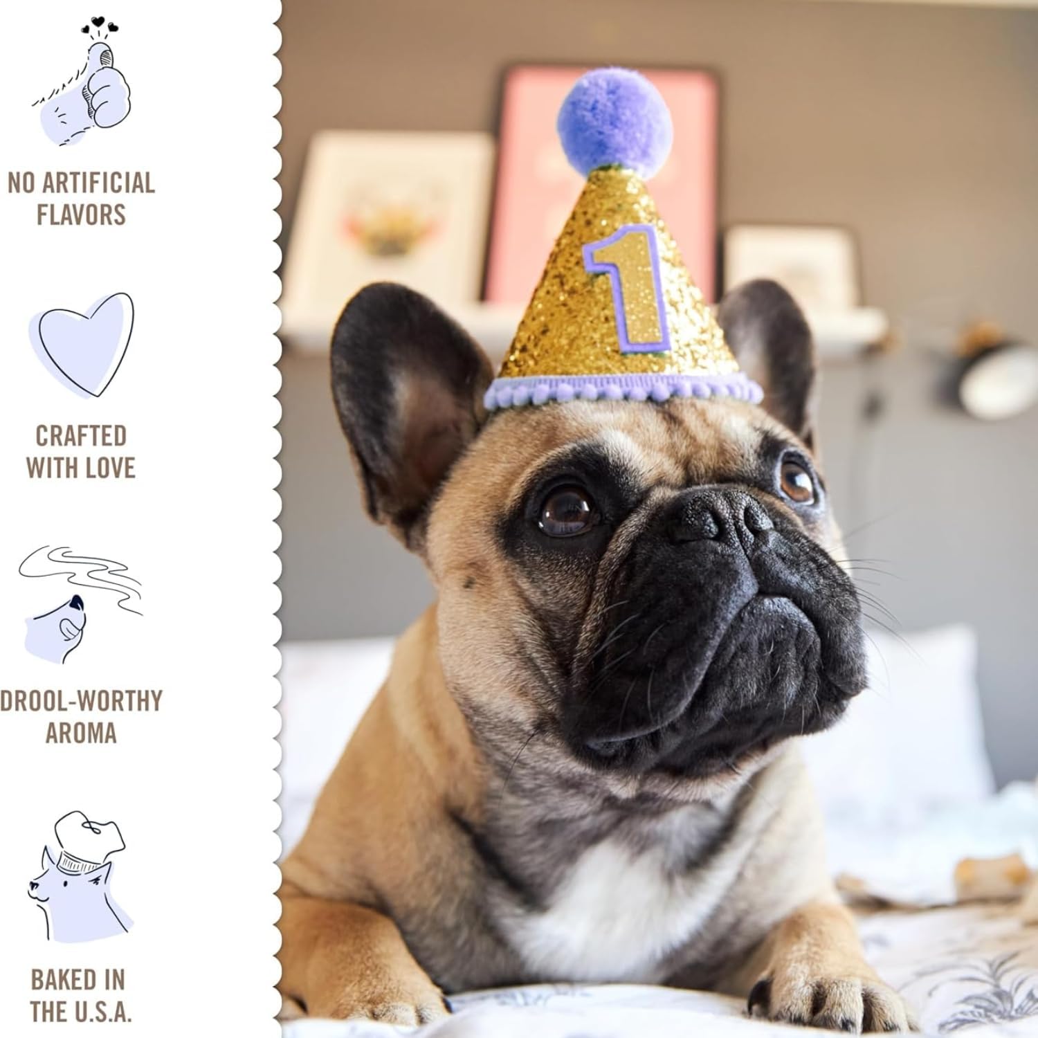 USA sourced premium birthday celebration treats for all dog breeds