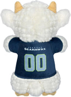 Squeaky pet toy with crinkle paper for mental stimulation