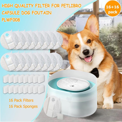 Close up of Oupuses multi-layer water filter cartridge for pets.
