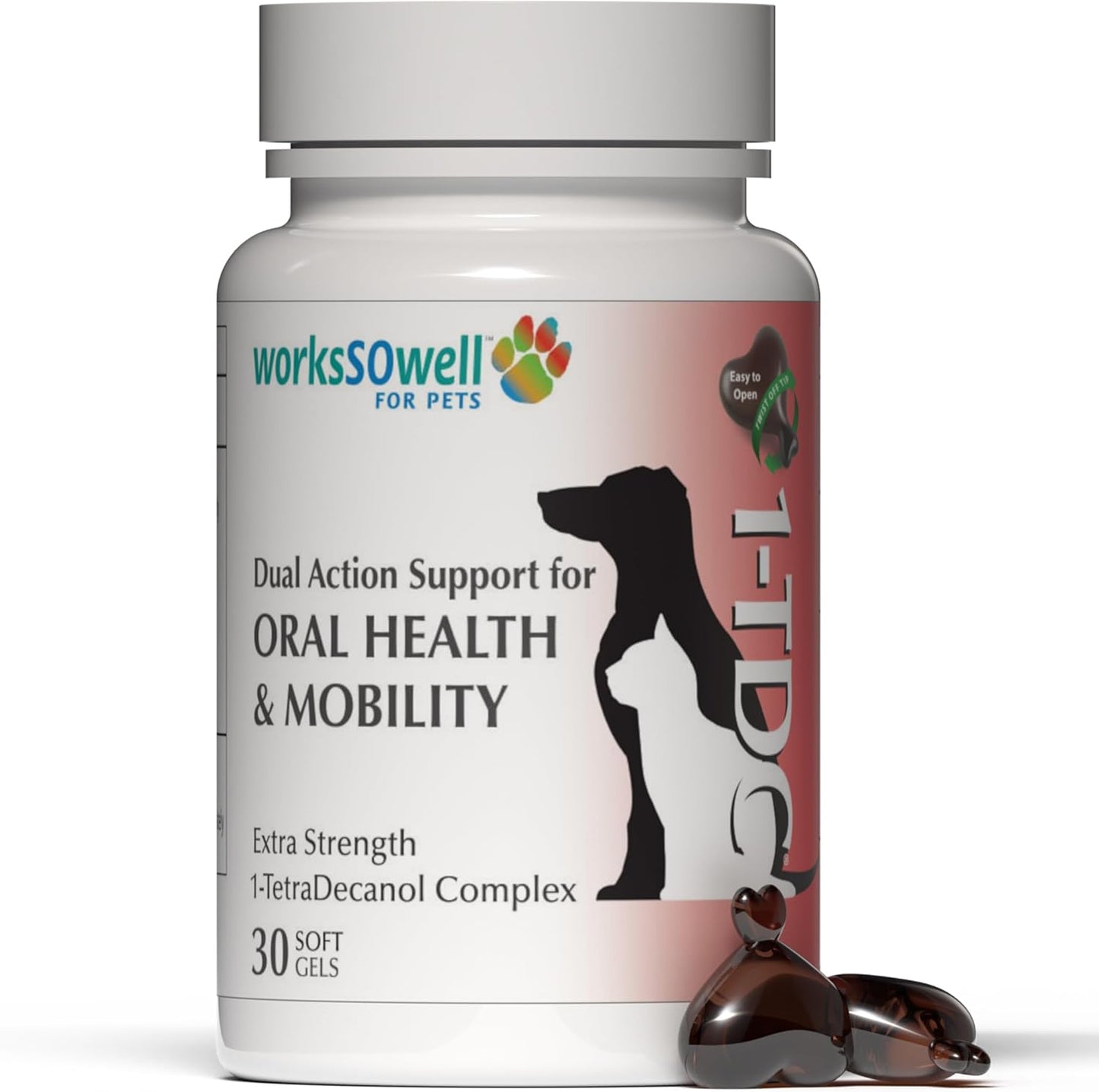 1TDC WorksSoWell Dual Action Hip and Joint Supplement for Dogs & Cats - for Large & Small Breed - Great for Oral Health, Stamina Recovery & Arthritis Pain Relief -120 ct - Image 9