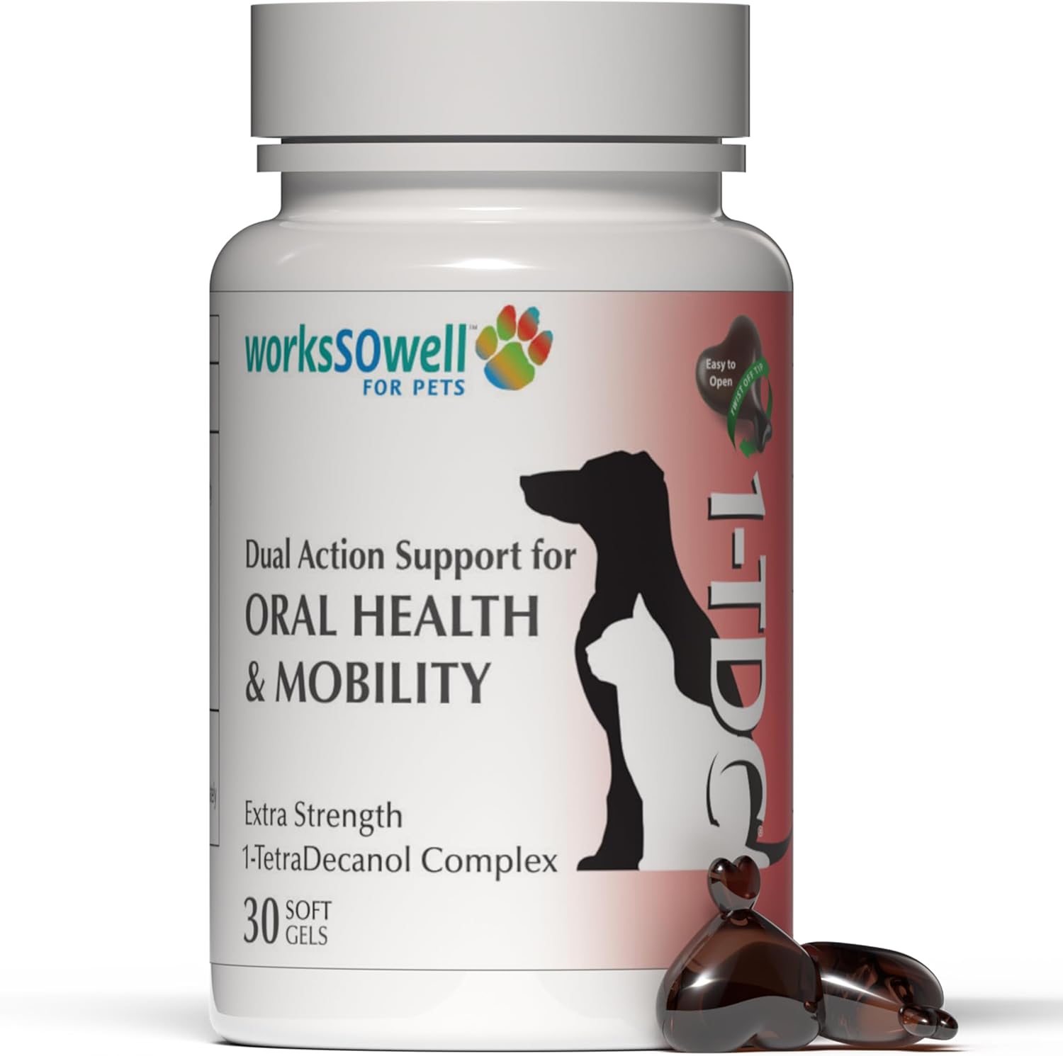 1TDC WorksSoWell Dual Action Hip and Joint Supplement for Dogs & Cats - for Large & Small Breed - Great for Oral Health, Stamina Recovery & Arthritis Pain Relief -120 ct - Image 9