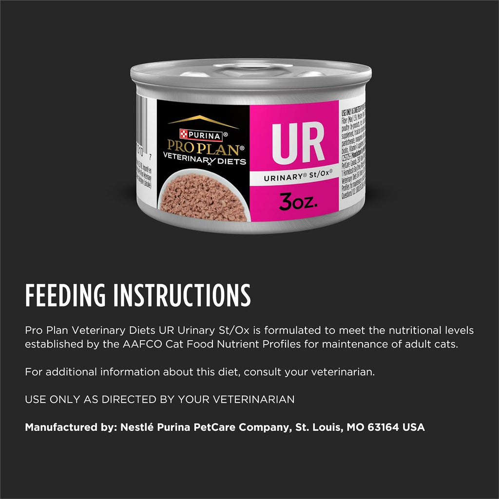 Authentic USA imported Purina UR Urinary St Ox three ounce cans display