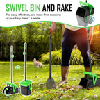 FUSBUNTY pet waste collector showing the integrated odor blocking lid.