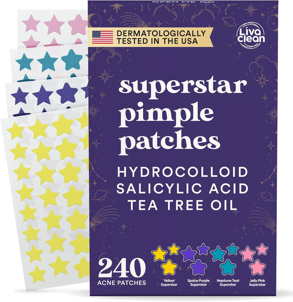 Dista-USA LivaClean star pimple patches front view packaging