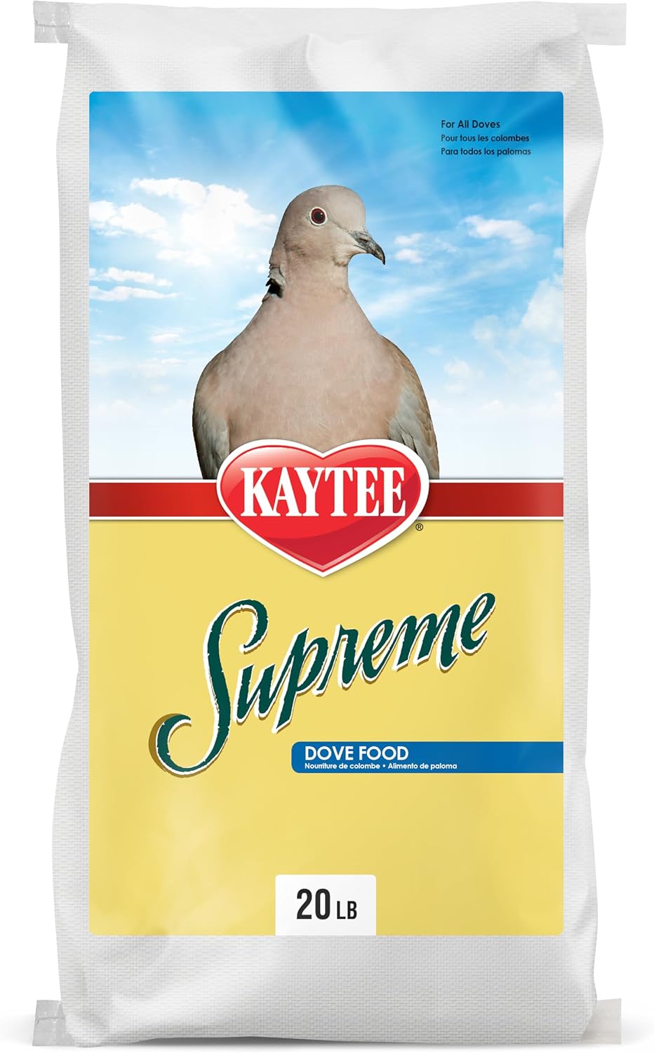 Kaytee Supreme Dove Food ready for daily feeding