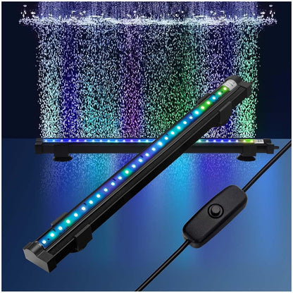 DaToo Submersible Aquarium Light 6Inch Fish Tank Light Bubbler Wall with Air Bubble Hole IP68 Waterproof Color Changing Led Light for Freshwater and Saltwater Aquariums Fish Tanks - Image 9