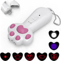 FYNIGO interactive cat toy white paw shape front view