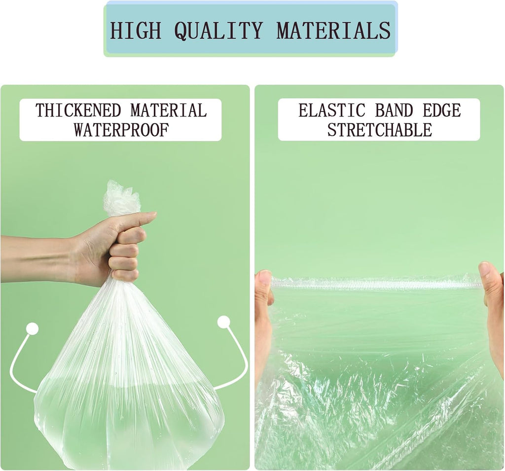 Uifrmely pet cage film cover stretched over tray