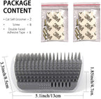 Kingtree cat self groomer packaging box with included accessories