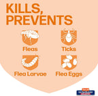 Hartz flea and tick drops for dogs five to fourteen pounds application instructions