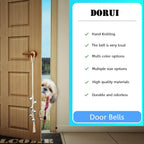 Adjustable cotton rope doorbell for puppy training